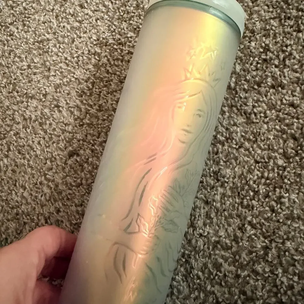 Starbucks Summer 2021 Limited 16 oz Frosted Siren Tumbler Tall Travel Cup